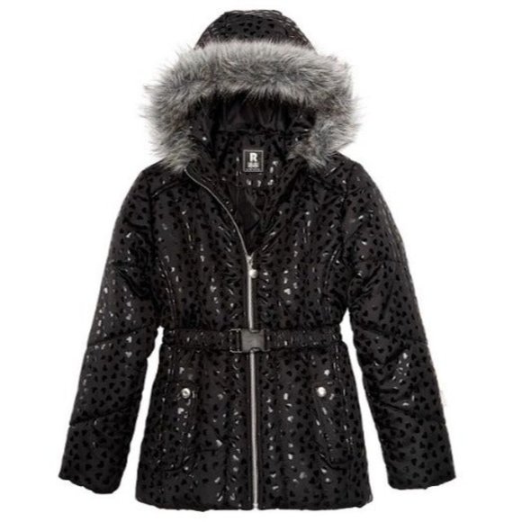 Rothschild Other - Rothschild Girls Puffer Hooded Jacket Black 14
